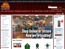 Tablet Screenshot of helpingubbq.com